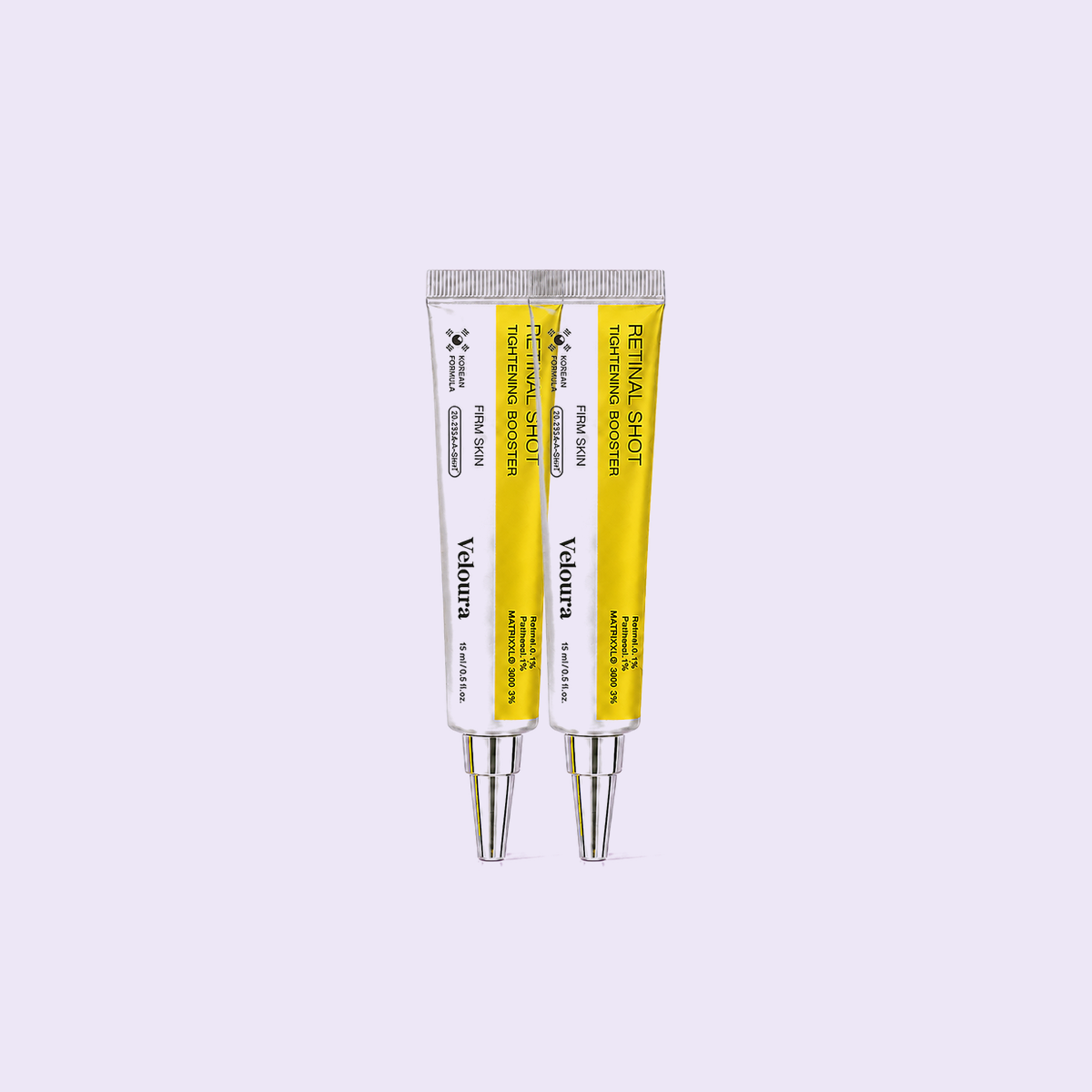 Two Veloura Retinal Booster tubes